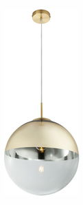 Závěsné svítidlo Varus 15858 (moderní/designové) (zlatá + průhledná)