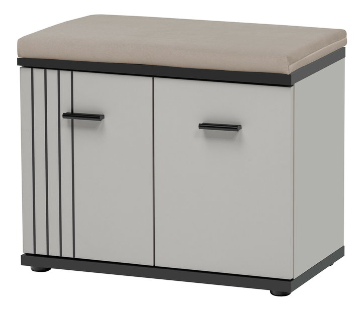 Předsíň Hagon HG 2+P (kašmír + černá) (s podsedákem)