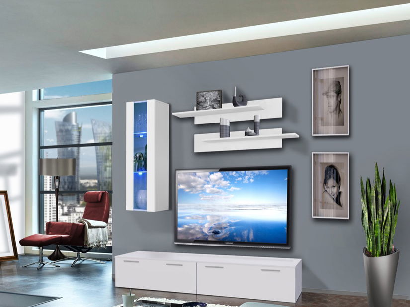 Obývací stěna Ledge 25 WW LE B1 (s osvětlením)