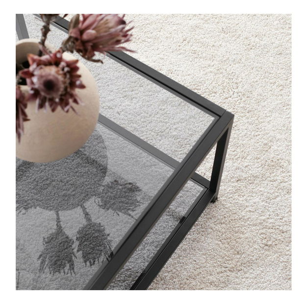 Konferenční stolek Astidas (šedá + černá)