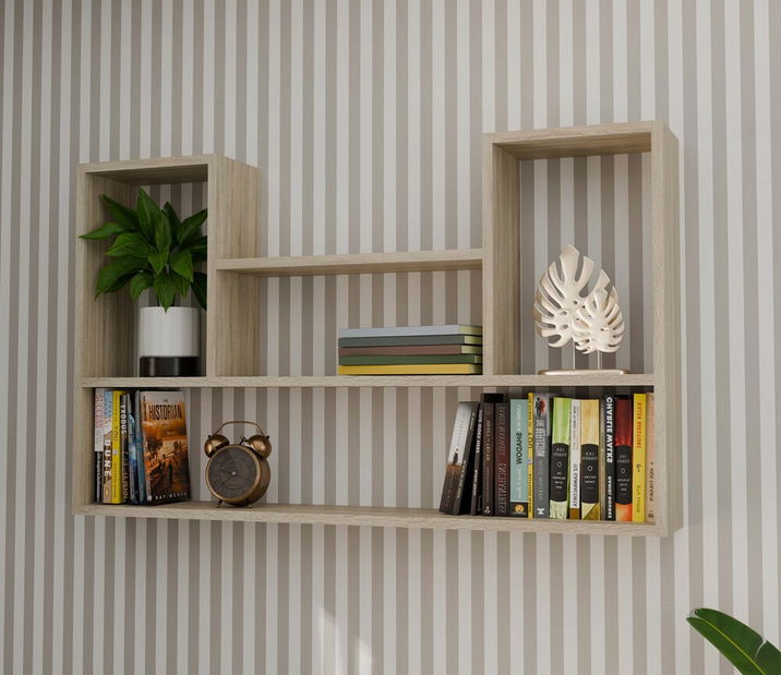 Nástěnná police Batiscafo 2 (dub sonoma)