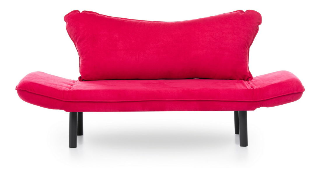 Rozkládací pohovka dvoused Chatty (růžová)