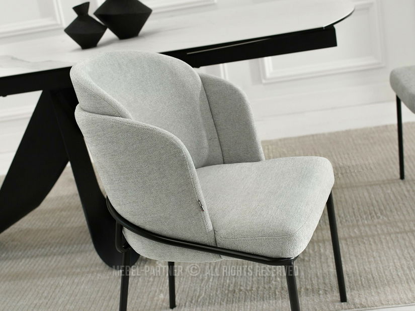 Židle Conor (šedá + černá)