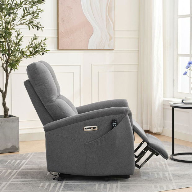 Polohovací křeslo Tesalureza (šedá)