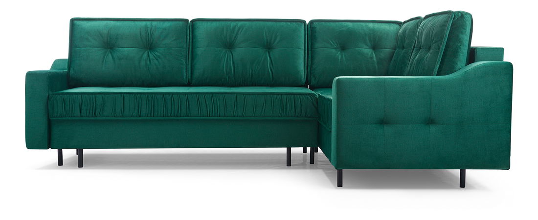 Rohová sedací souprava Aisha (vinová) (L)