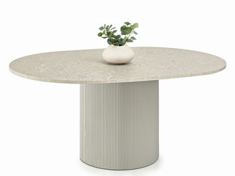 Jídelní stůl Podriamos (mramor + šedá)