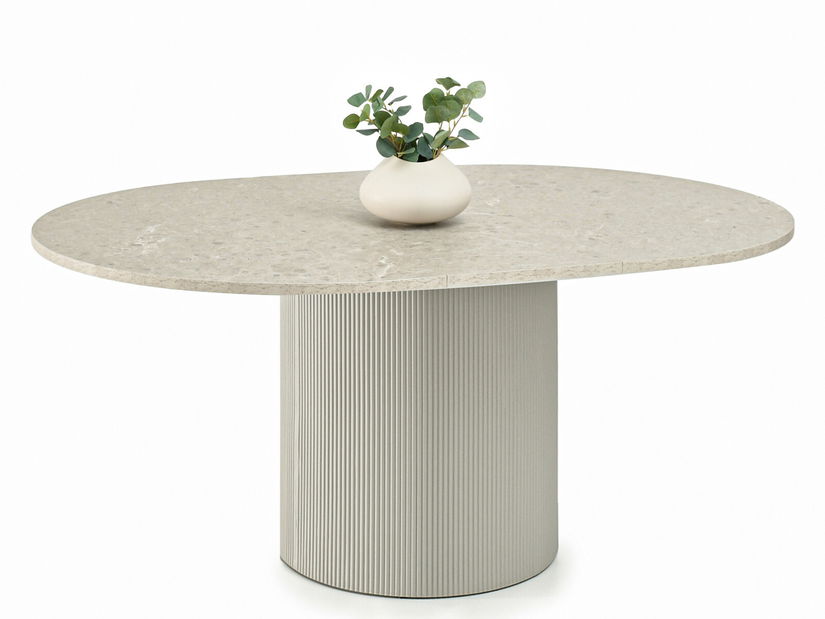 Jídelní stůl Podriamos (mramor + šedá)