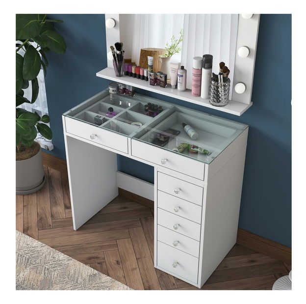 Toaletní stolek Blake 117 (bílá)