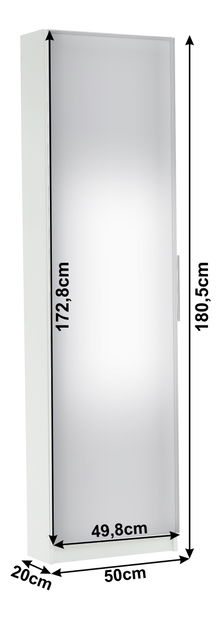 Botník (skříňka na boty) Bumi bílá