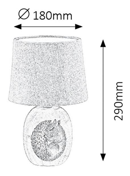 Stolní lampa Dorka 4605 (modrá)