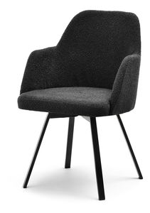 Jídelní židle Lejano (černá)