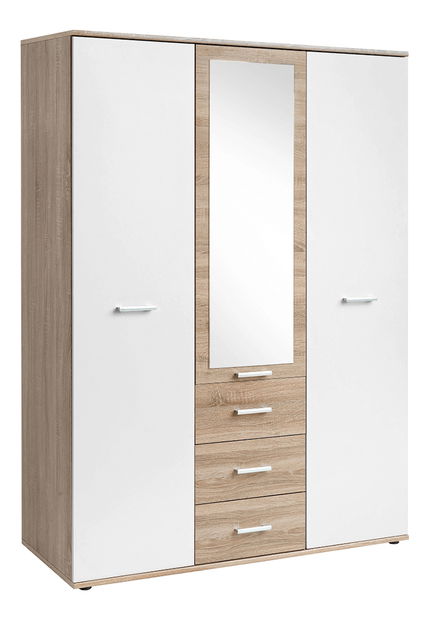 Šatní skříň Ericus Typ 01 3D Bílá