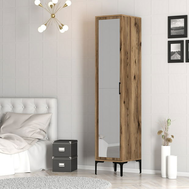 Šatní skříň Kiara R (ořech)