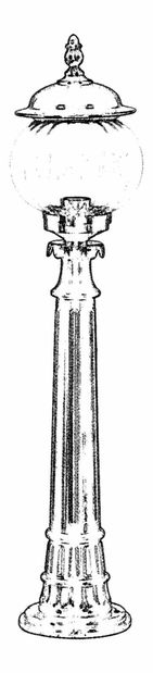 Venkovní podlahové svítidlo Label (černá)
