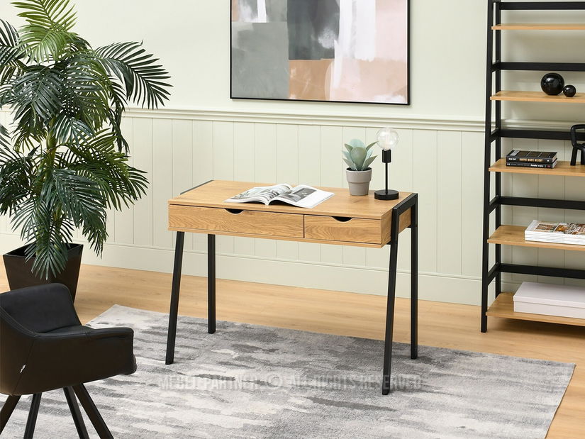 PC stolek Land (dub + černá)