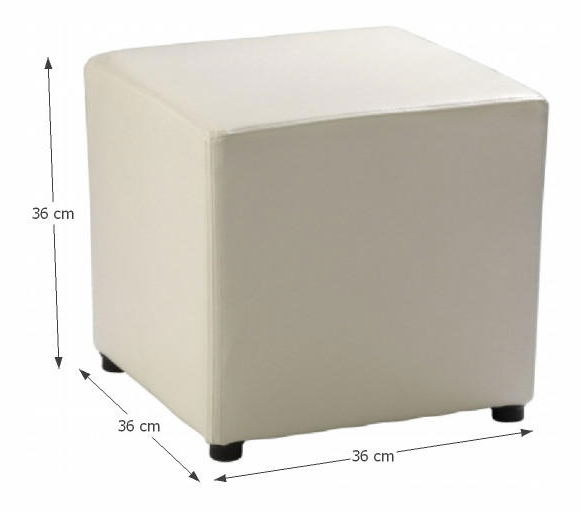 Taburet Nirmi (bílá)