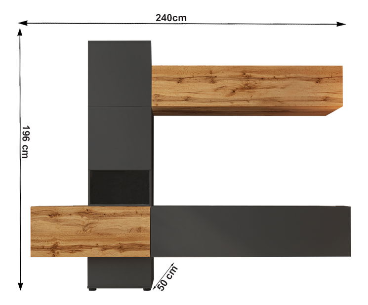 Obývací stěna Brilga *výprodej