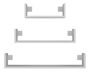 Set 3ks. nástěnných polic Manipular 1 (bílá)