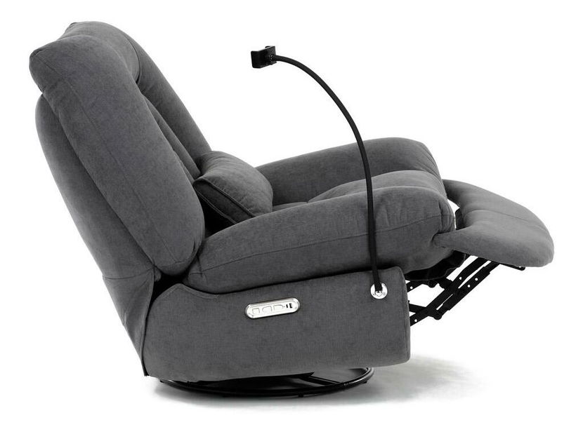 Polohovací křeslo Teniente (šedá)