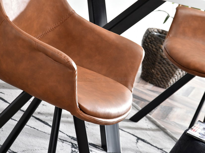 Židle Mirabell (hnědá + černá)