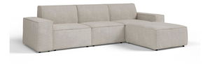 Rohová sedačka Cuboid L (béžová) (P)