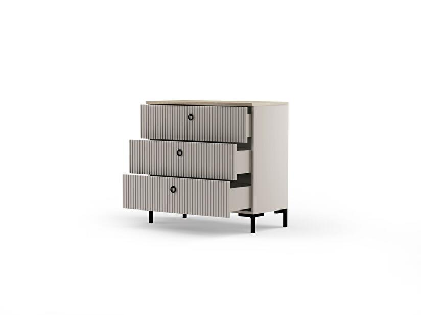 Komoda Demandaron 2 (taupe + dub silverjack)