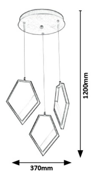 Závěsné svítidlo Silvia (metalická hnědá)