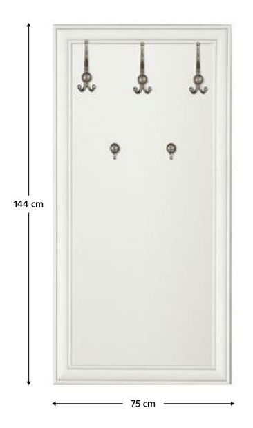 Věšáková stěna Kuito WIE75 (alpská bílá)