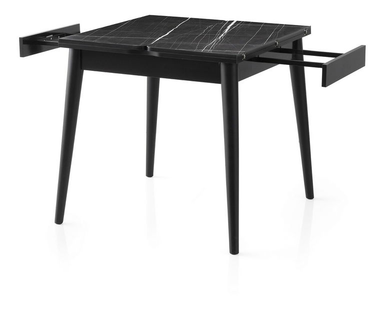 Rozkládací jídelní stůl Totento (černá)