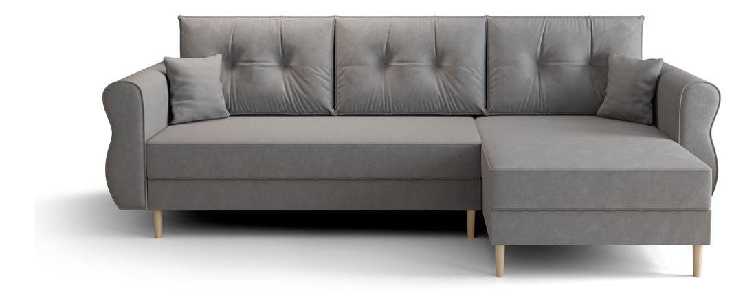 Rohová sedací souprava Arcane L (šedá) (P)