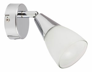 Bodové svítidlo Nicolette 6767 (chromová + bílá)