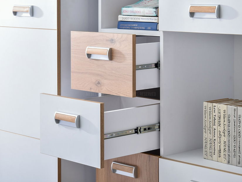 Nábytek do studentského pokoje Clerigo 02 (bílá)