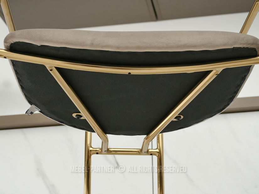 Židle Viola (béžová + zlatá)