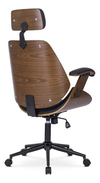 Kancelářské křeslo Fronterizos (ořech + černá)