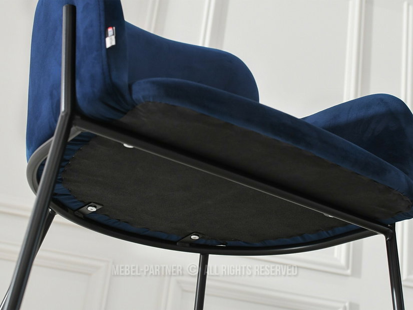 Židle Baggie K (námořická modrá + černá)