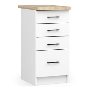 Dolní kuchyňská skříňka Ozara S40 SZ4 (bílá)