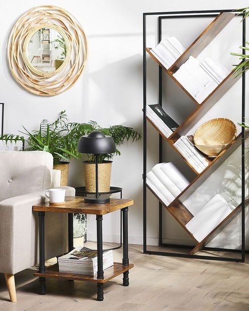 Příruční stolek VARILUN (tmavé dřevo)