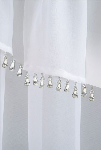 Záclona 350x160 cm Jula (bílá)