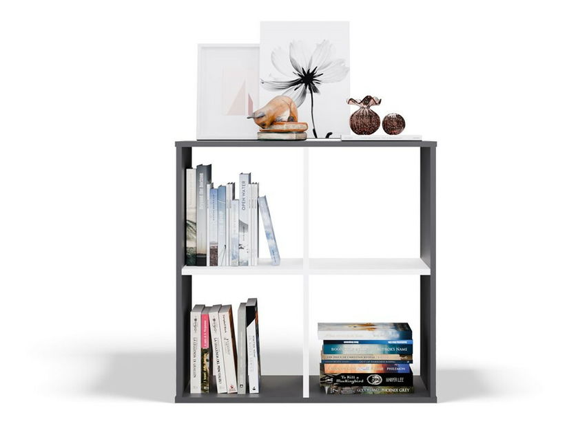 Regál Metros 2 (antracit + bílá)