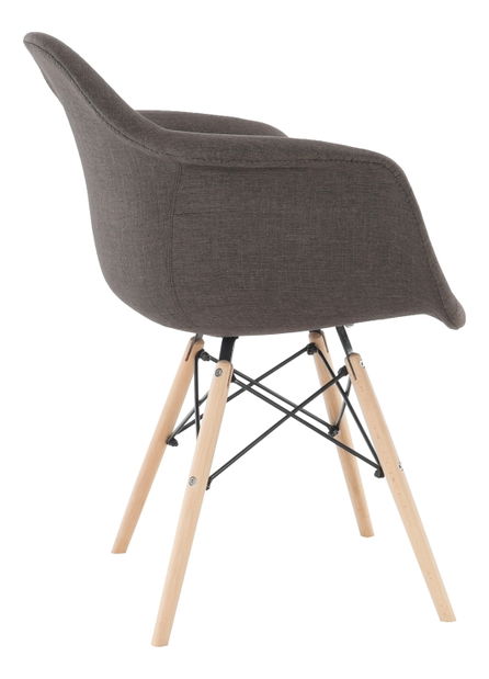 Relaxační křeslo Hazo typ 2 (hnědá + buk)