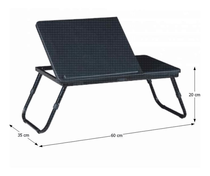 Stolek na notebook Evae (černý)