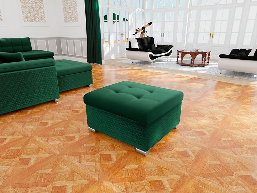 Taburetka Toneda malá (smaragdová)