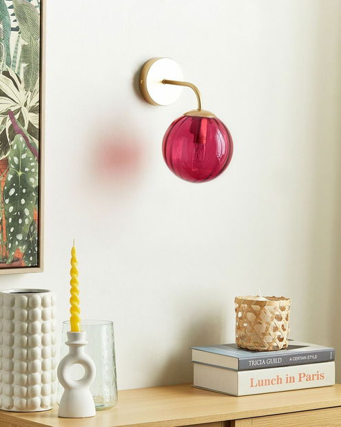 Nástěnné svítidlo Brittania (červená)