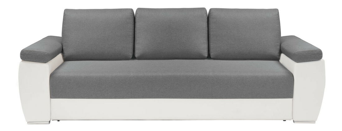 Pohovka BRW Inge II LUX 3DL (šedá + bílá)