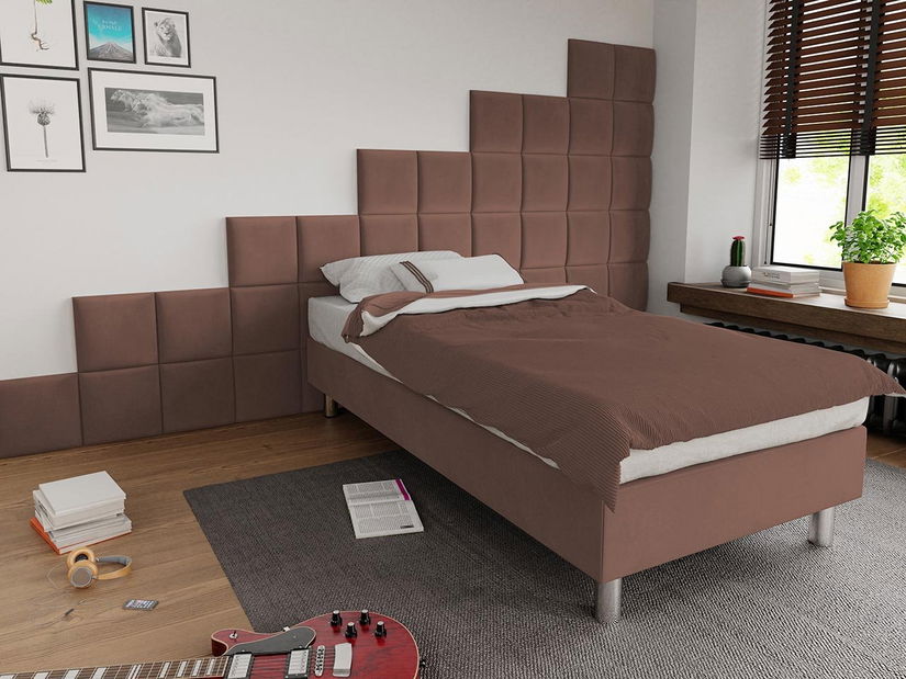 Čalouněný nástěnný panel 30x30 Pazara 30 30 (hnědá)