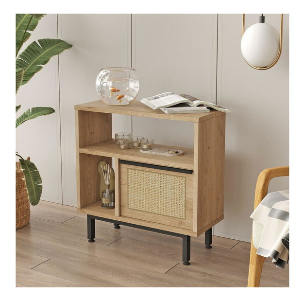 Příruční stolek Nimelo 5 (ořech + dub)