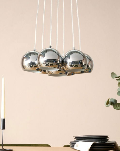 Závěsná lampa Orca (stříbrná)