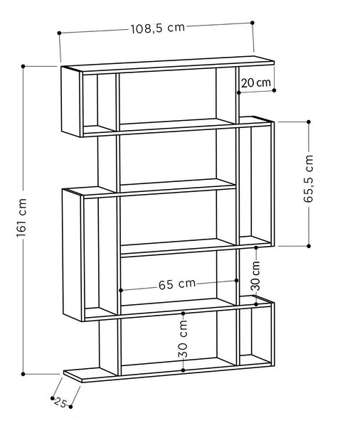 Regál Mikke (bílá)