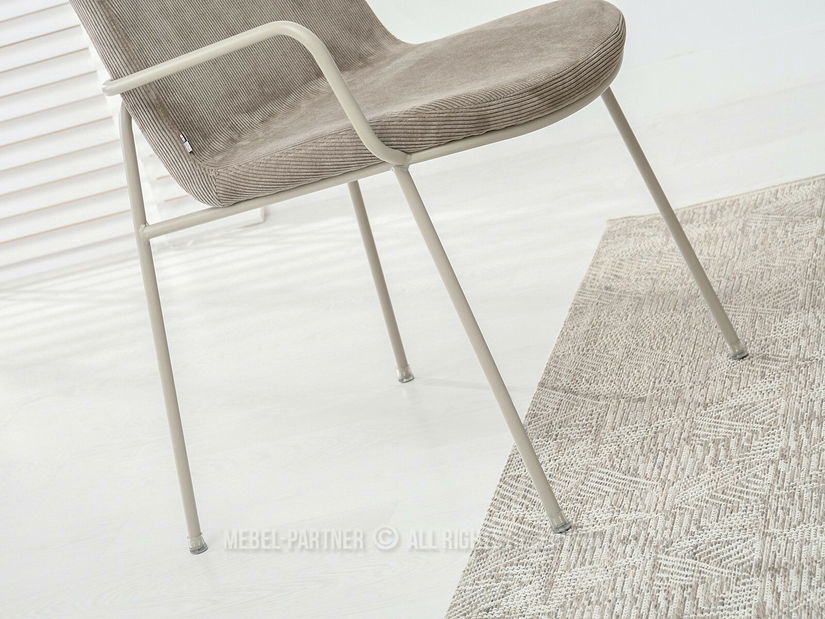 Židle Ulrika (tmavobéžová + béžová)