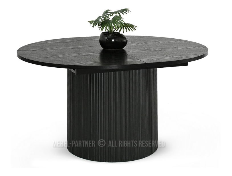 Jídelní stůl Paga (černé dřevo + černá)